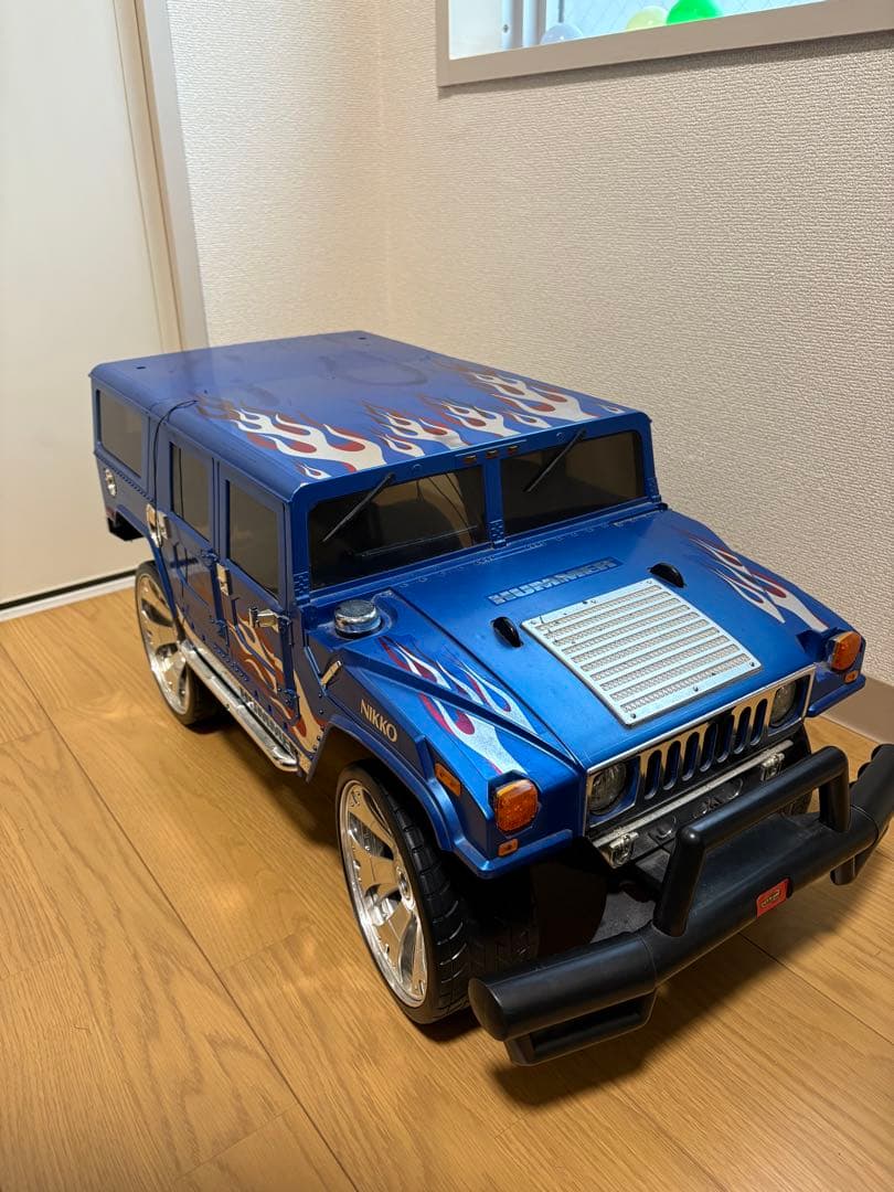 NIKKO HUMMER ラジコン 青　バッテリーリモコンなし