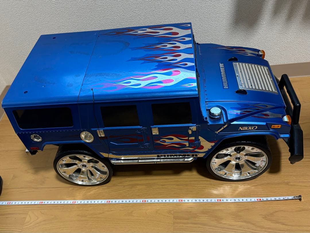 NIKKO HUMMER ラジコン 青　バッテリーリモコンなし