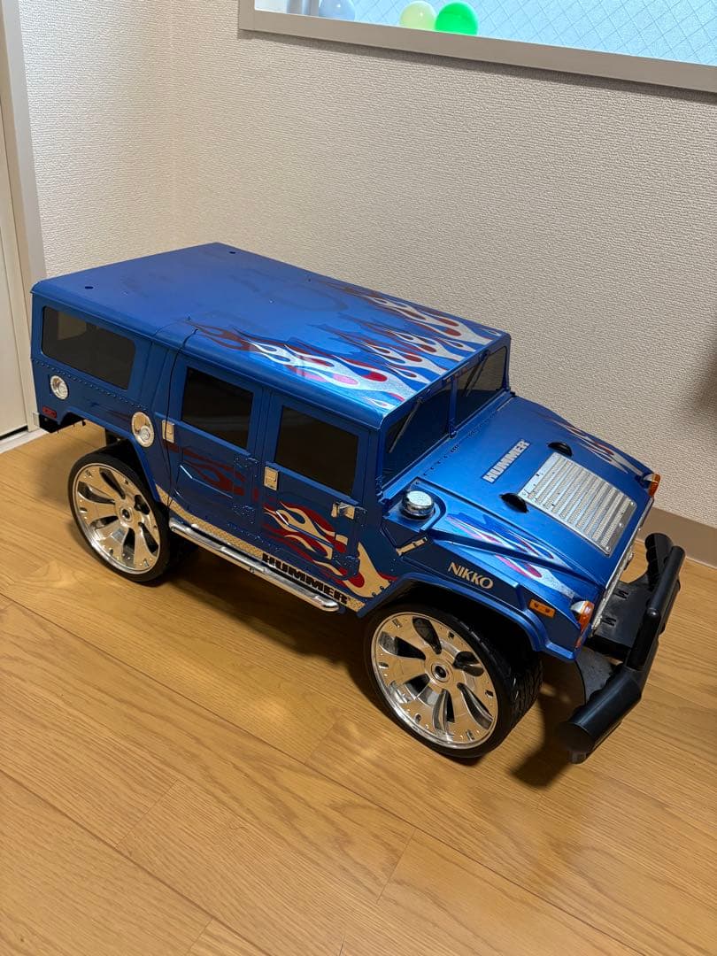 NIKKO HUMMER ラジコン 青　バッテリーリモコンなし