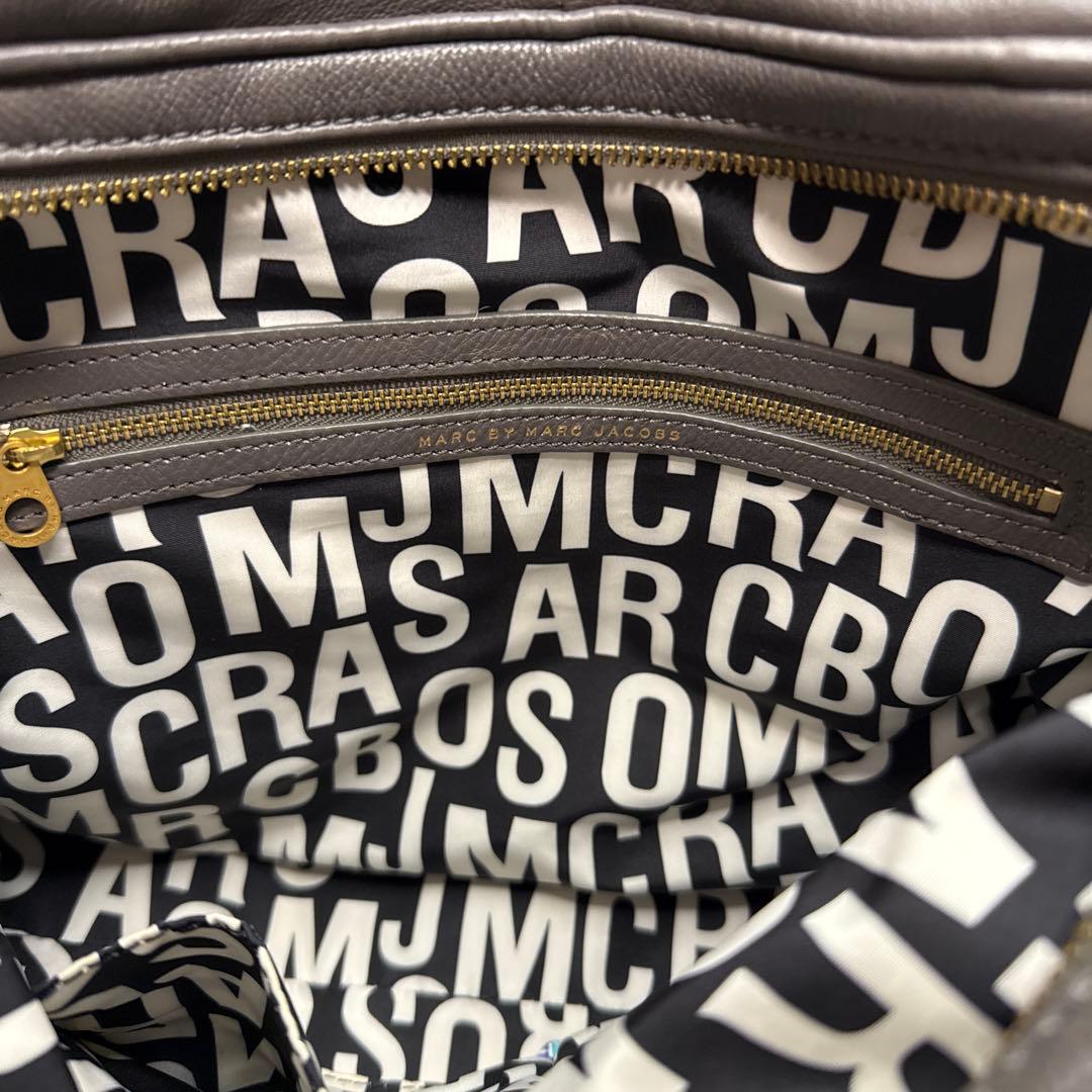 (美品)大人気、マークジェイコブス、2wayバッグ、Y2K、オールレザー、シボ革