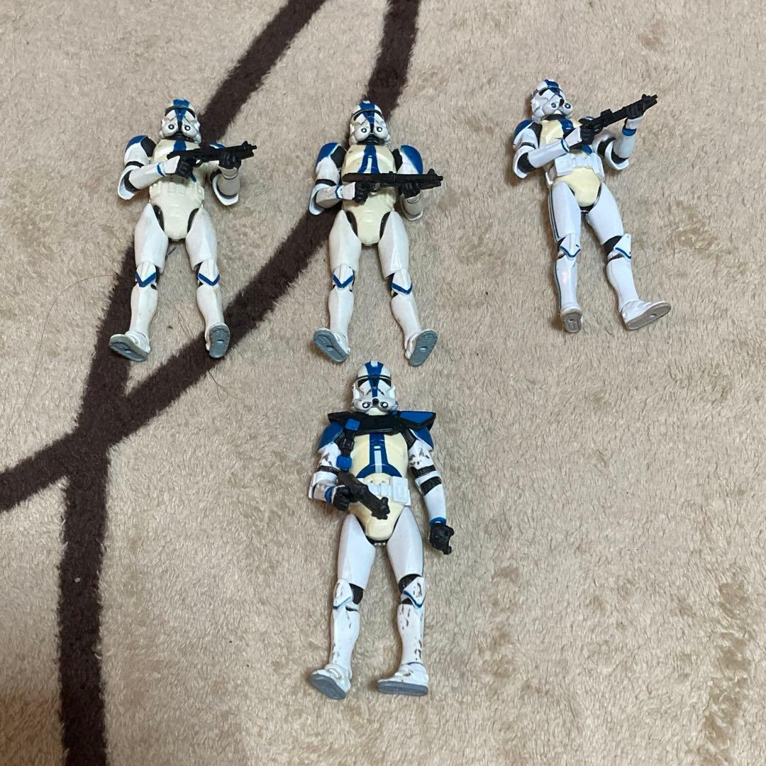クローントルーパー(501大隊)8体＆コマンダー・アポー