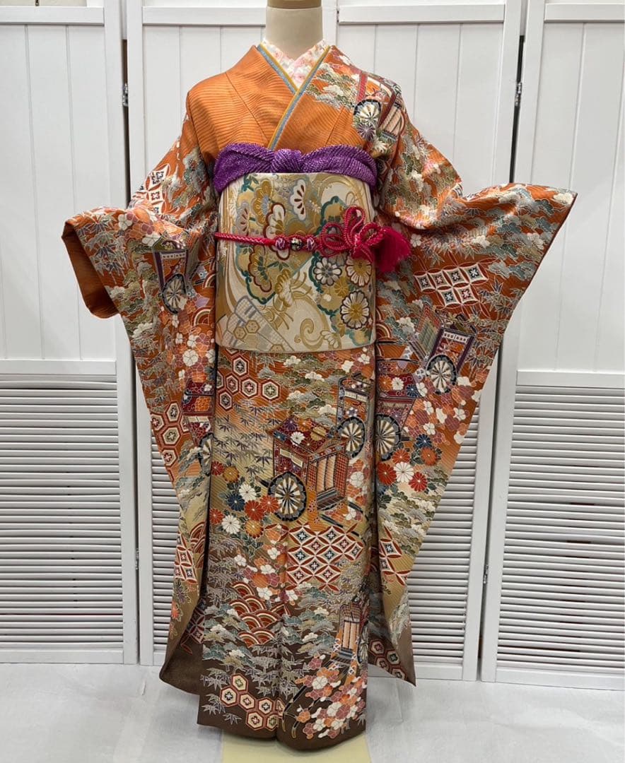❪6768❫ ✿ 振袖 (正絹) ✿