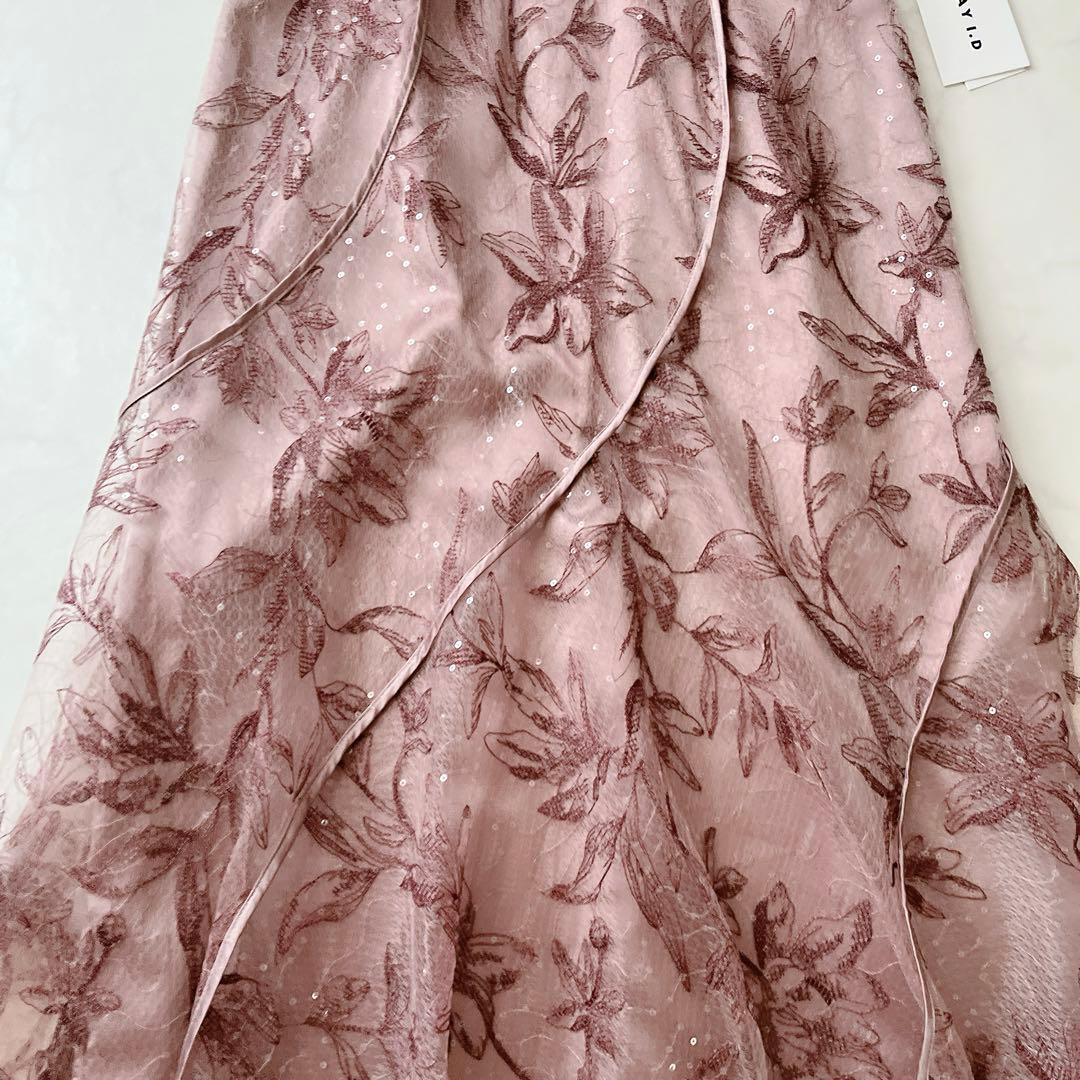 タグ付未使用✨ フレイアイディー カーブパネルエンブロイダリードレス S