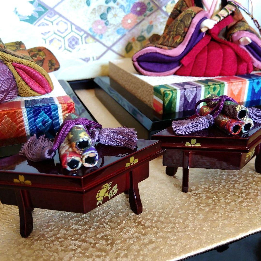 木目込雛人形　柿沼東光作　雛人形一式　杏