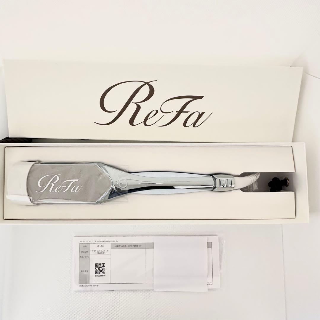 【新品保証書付き】ReFa パワーストレートアイロン プロ 38mm 白