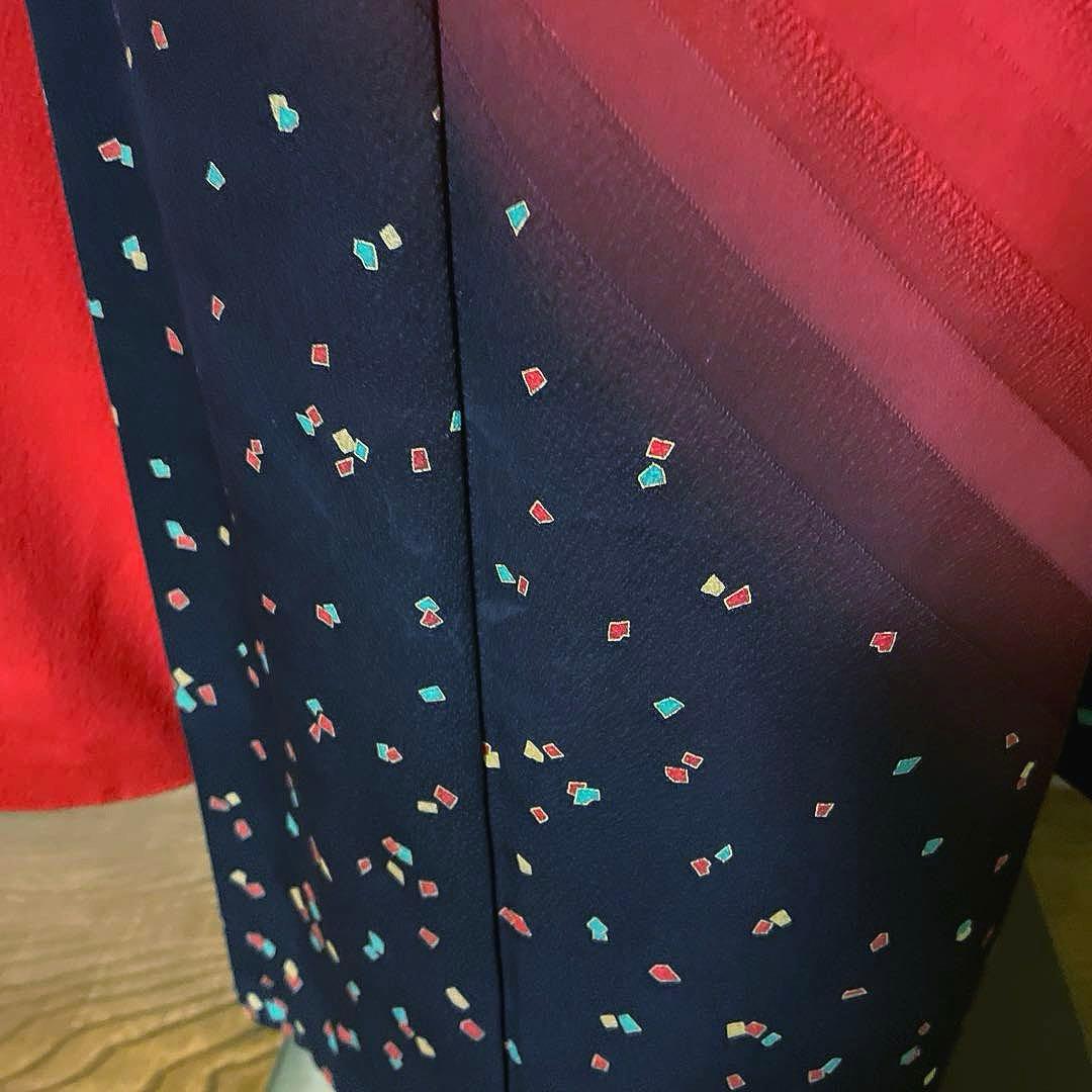 akkeyページ　高身長　作家斉藤三才　手描き友禅　裄丈69 成人式　振袖