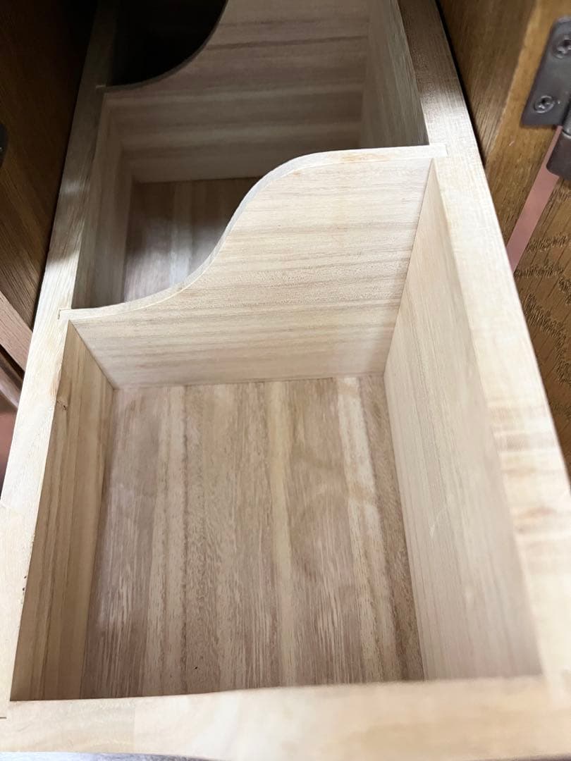 【１月８日出品終了】ドレッサー　鏡台 姿見　化粧台　ナラ材