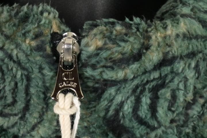 B*H様 22AW【新品】☆CALEE：スパイラル柄　フリースジャケット　ターコ