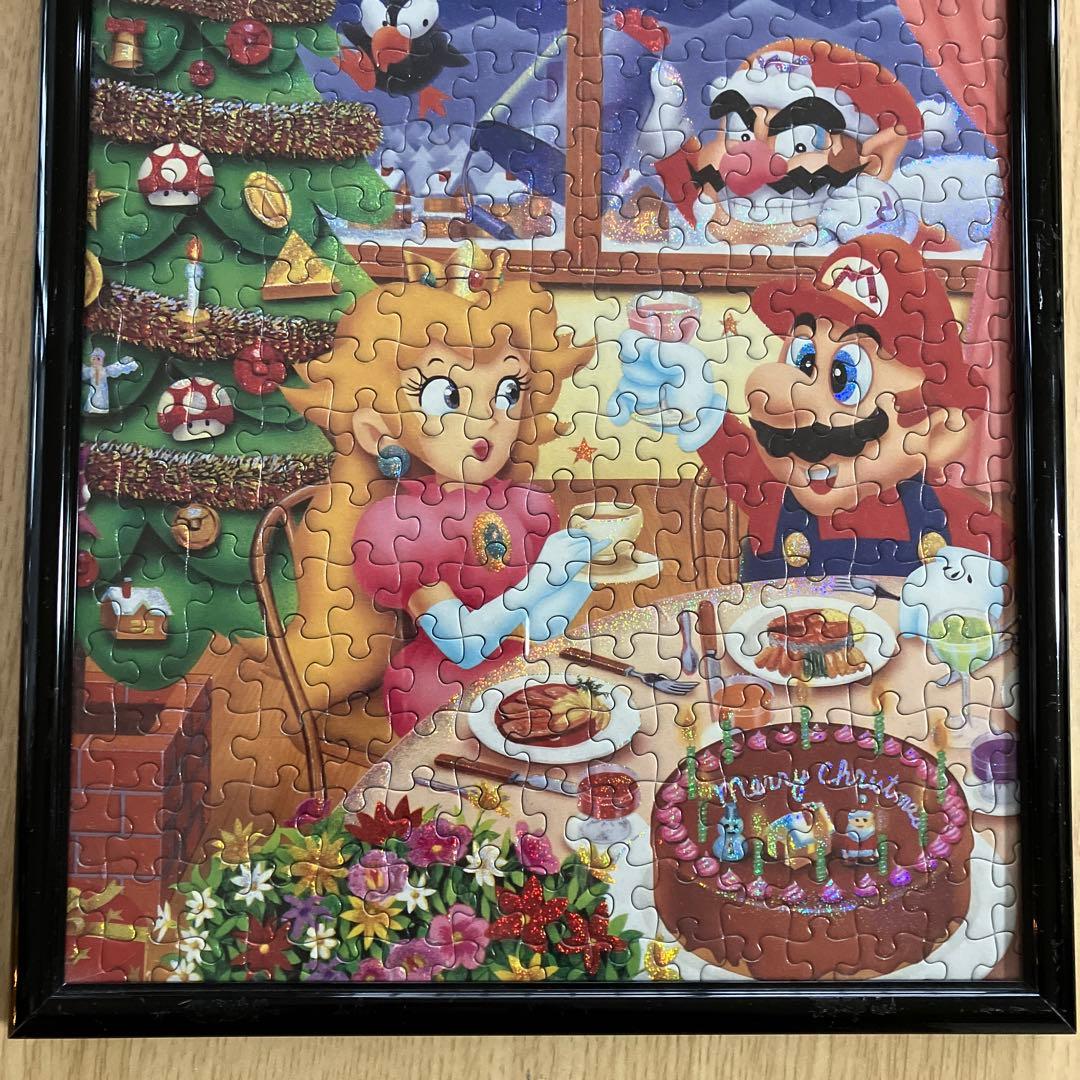 スーパーマリオ　クリスマス　ジグソーパズル　セントラルホビー　完成品