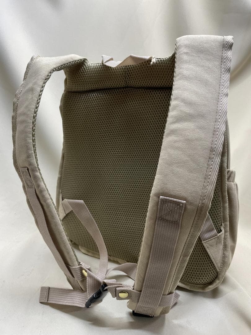 【未使用】moncheri　モンシェリ　巾着メッシュギャザーリュック　Sサイズ