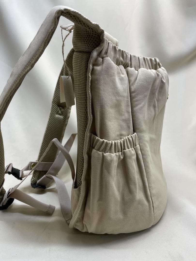 【未使用】moncheri　モンシェリ　巾着メッシュギャザーリュック　Sサイズ