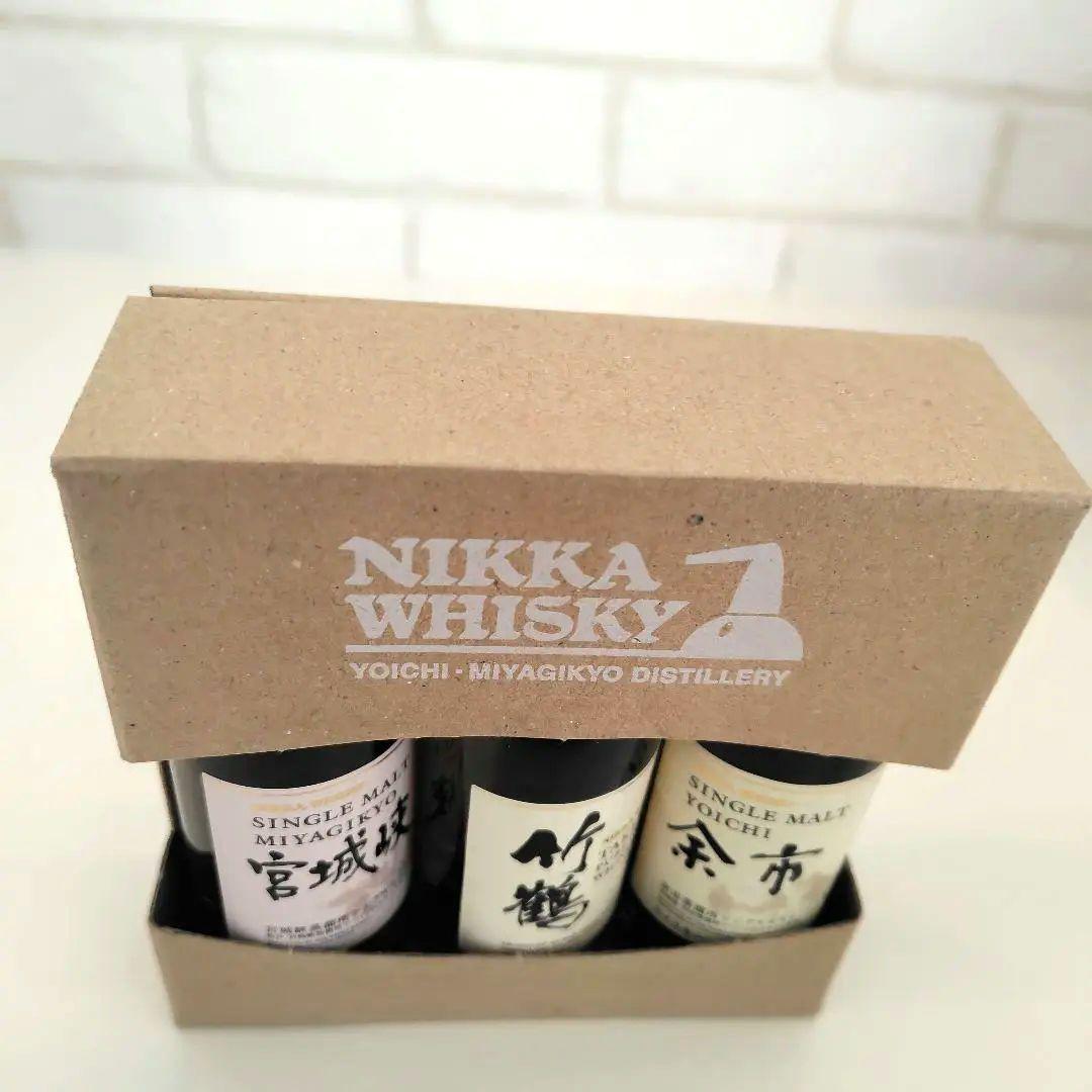 宮城峡 700mlと宮城峡 竹鶴 余市 ミニチュア50ml ６本セット