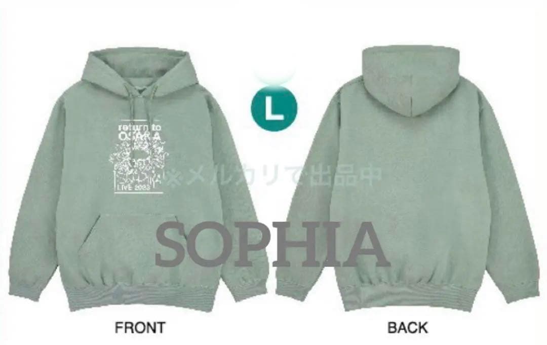 【SOPHIA/ソフィア】LIVE2023 大阪 グッズ フーディ（パーカー）L