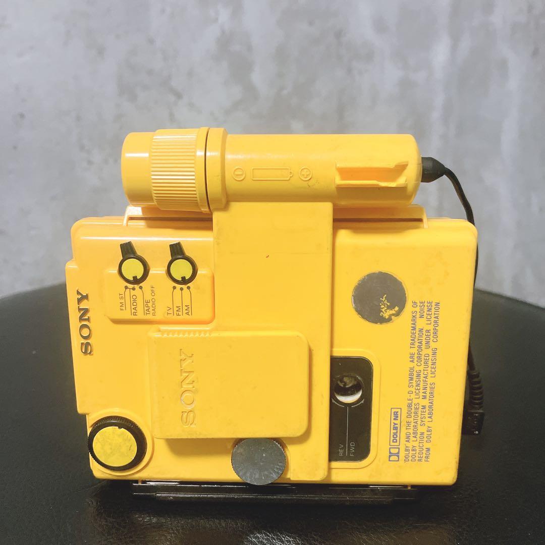 【希少・現状品】ソニー　ソーラーウォークマン　WM-F107 カセットプレーヤー