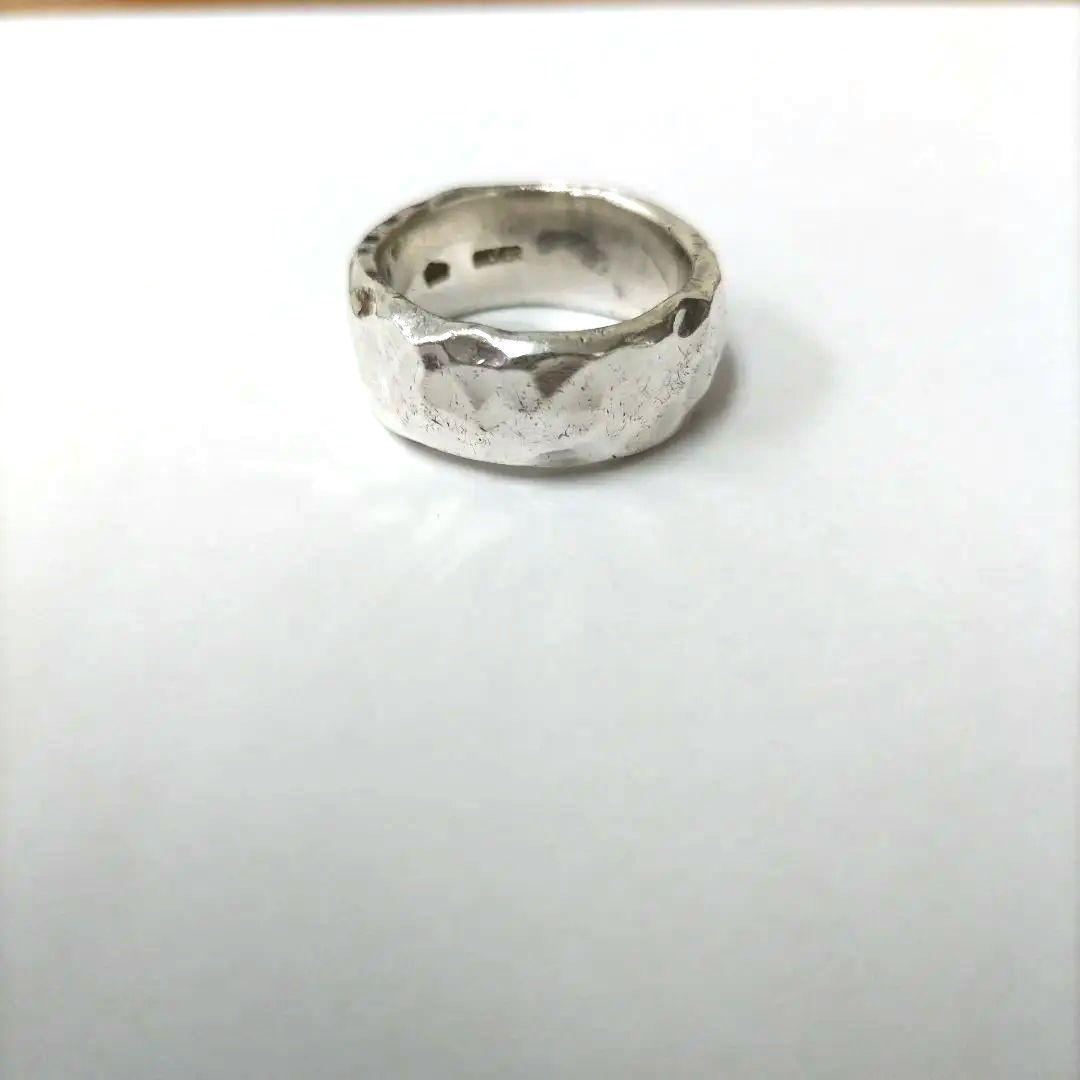 ピ*ン様 市松 シルバー 980 リング 18号