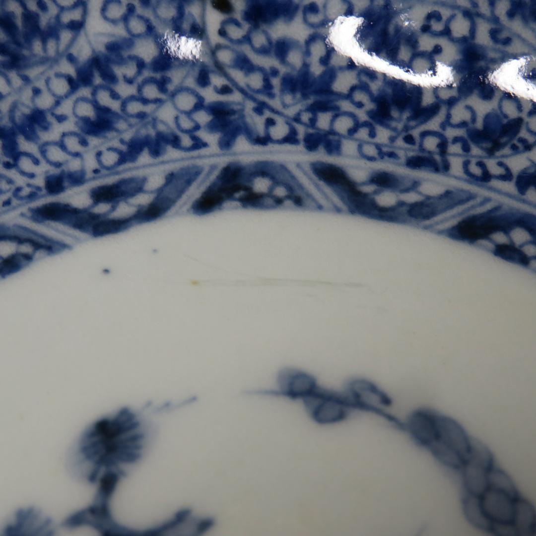 皿 なます皿 微塵唐草 冨貴長春 松竹梅 蔵出し 初荷 美品 2枚