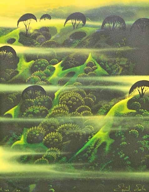 アイベン・アール【アーリーモーニングフォグ】 シルクスクリーン