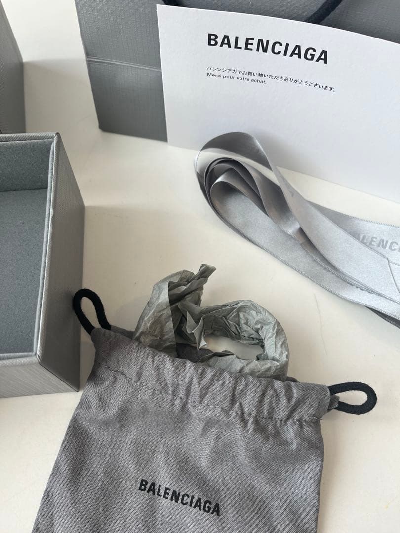 【超美品】BALENCIAGA シルバーブレスレット