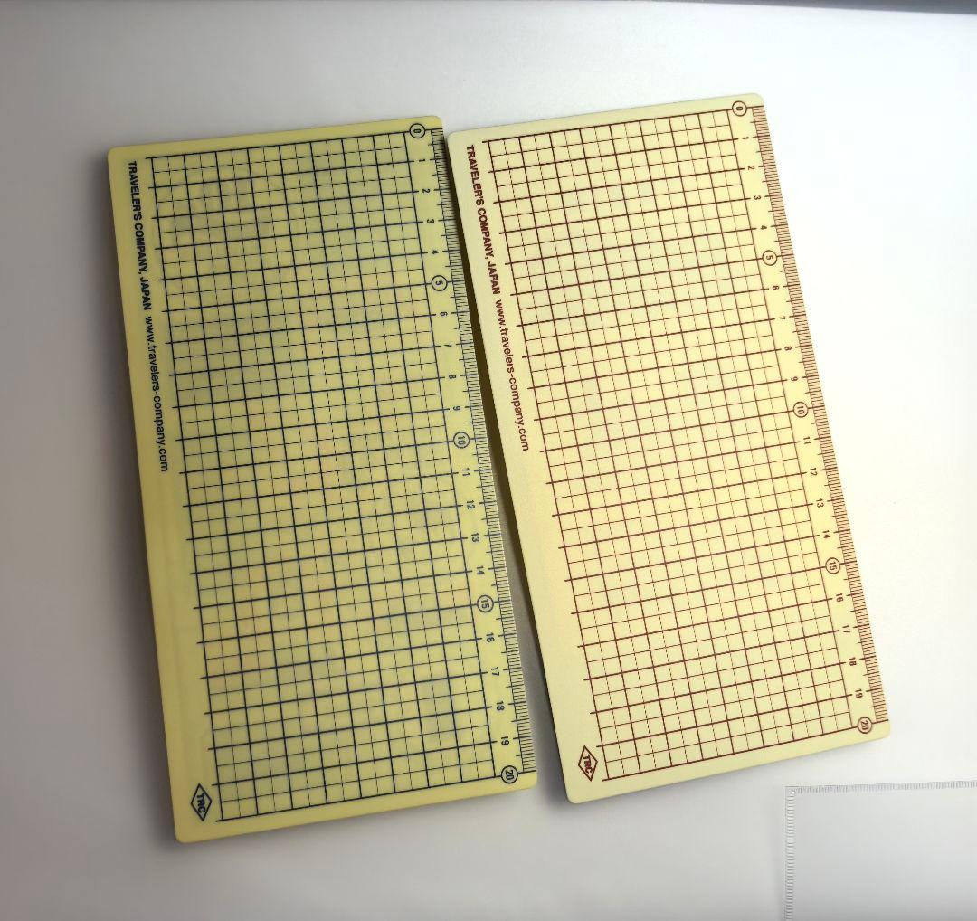 トラベラーズノート　下敷き　10周年　2017年　2018年