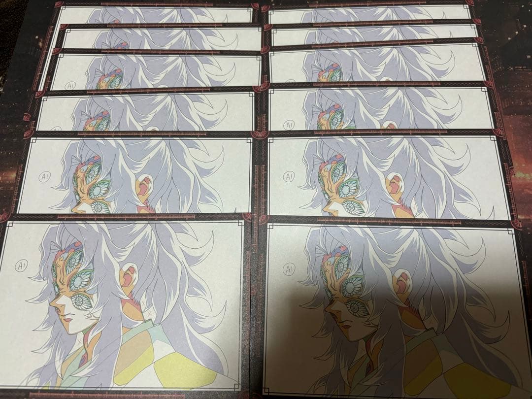 鬼滅の刃　DINING ダイニング おすそ分けポストカード　黒死牟12枚セット