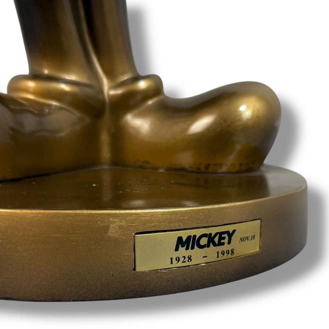 【希少品】Disney ミッキー ブロンズ像 3000体限定 約1998年