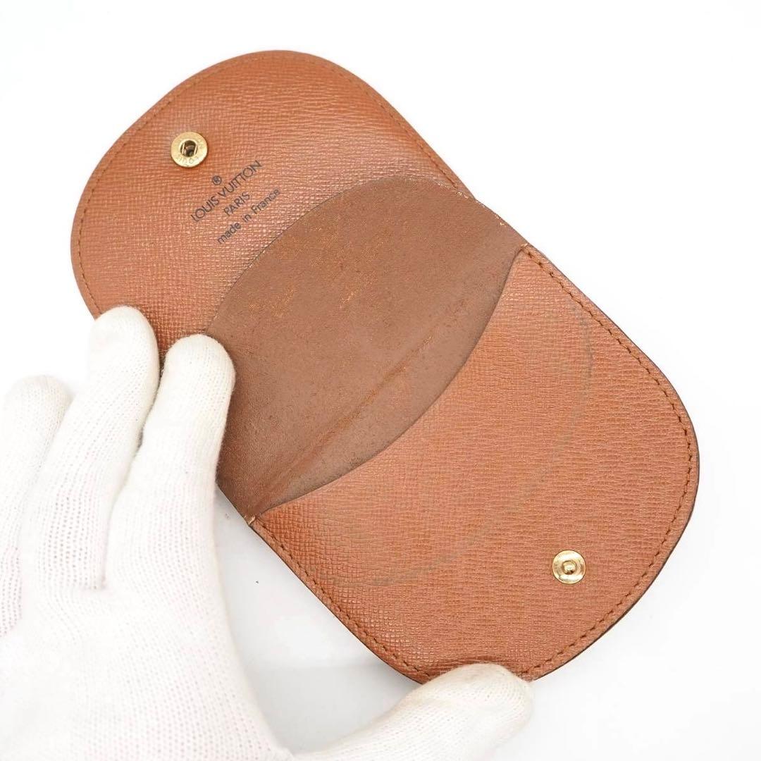 ルイヴィトン ポルトモネグゼ ケース モノグラム コンパクト ブラウン