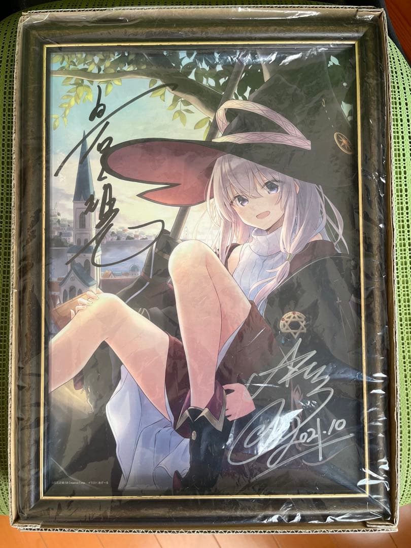 魔女の旅々 サイン入り　展示パネル