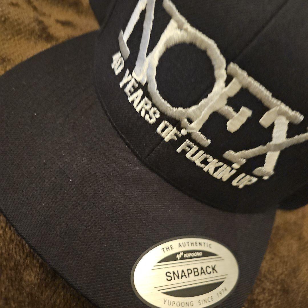 NOFX 40 Years of Fuckin' Up キャップ