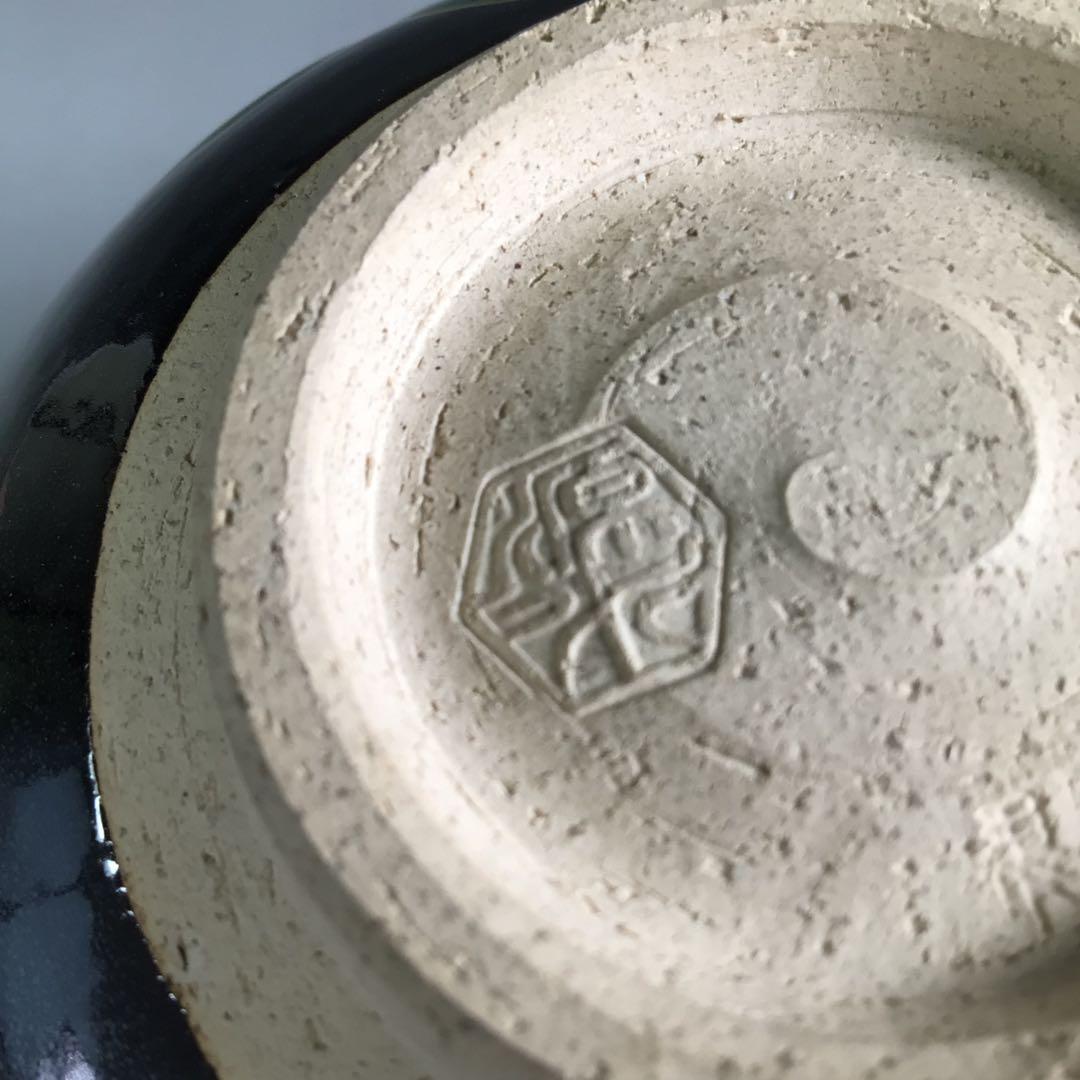 Ｒ４０２　茶碗　『中村源水造』『大徳寺　小野澤寛海箱書』『宗旦椿』　共箱　茶道具