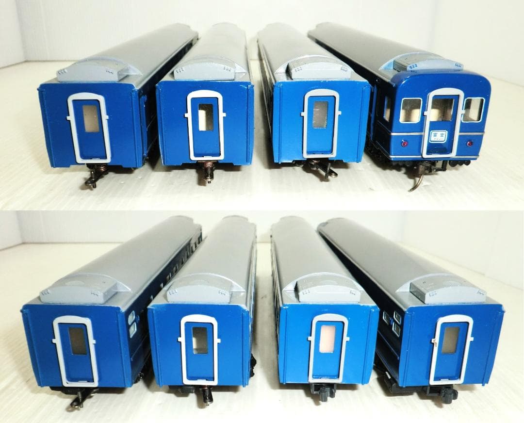 HOゲージ 寝台特急24系25型 4両 真鍮製キット組み立て品 未走行