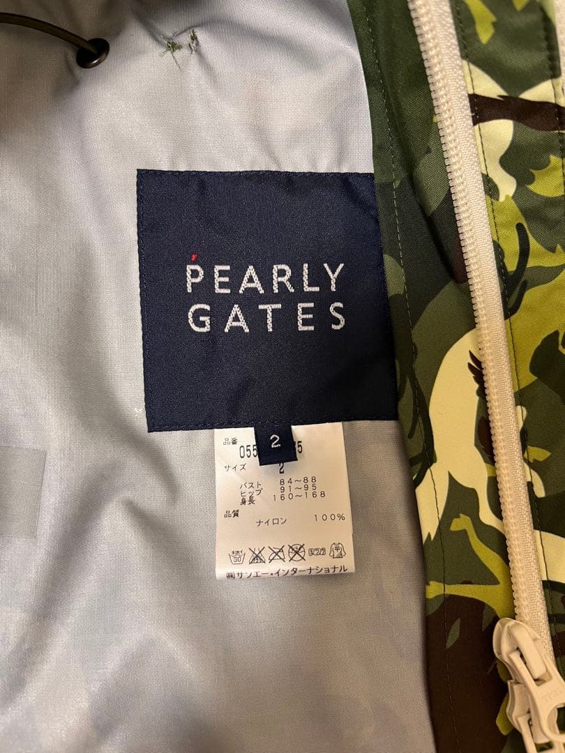 パーリゲイツ　レディース　ジャンバー　ジャンパー　レインウェア　ベスト　迷彩