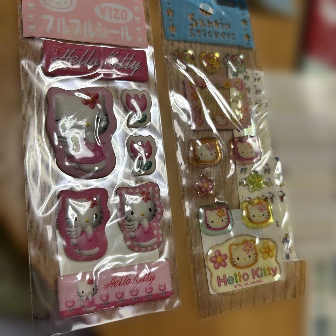 ハローキティ タイルシール　おはじきシール　シールセット シール帳　平成　レア