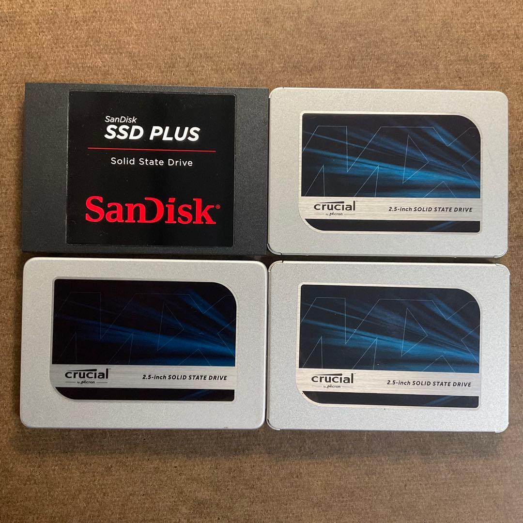 2.5インチ SATA SSD 4個セット