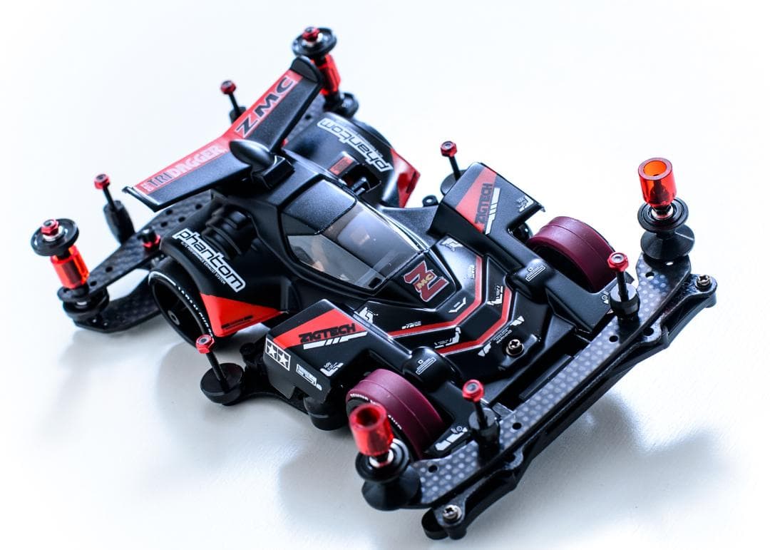 専用★ミニ四駆完成品★ネオトライダガーZMC VZカスタム 塗装済フルベアリング