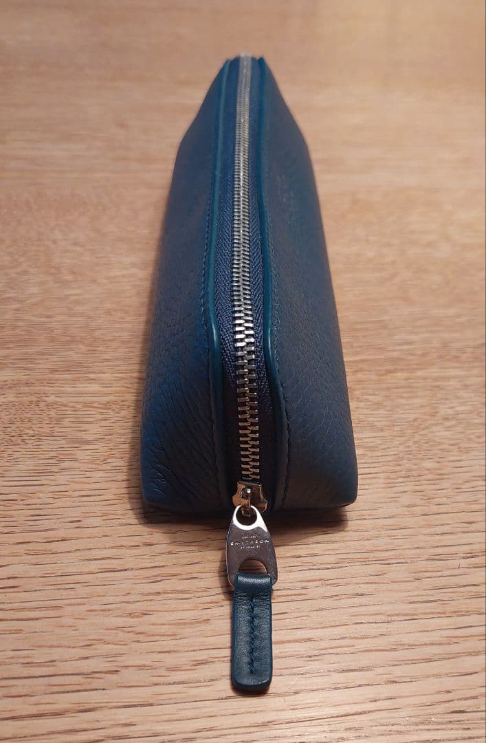 スマイソン　パナマ　ペンケース　ブルーグレー