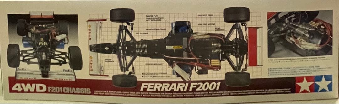 タミヤ　1/10 Ferrari f2001