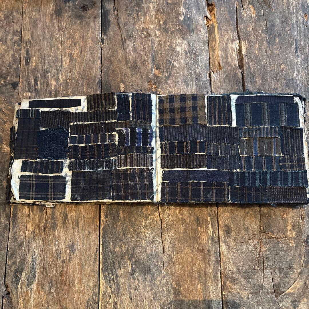 希少◆縞帳　古布　縞　襤褸