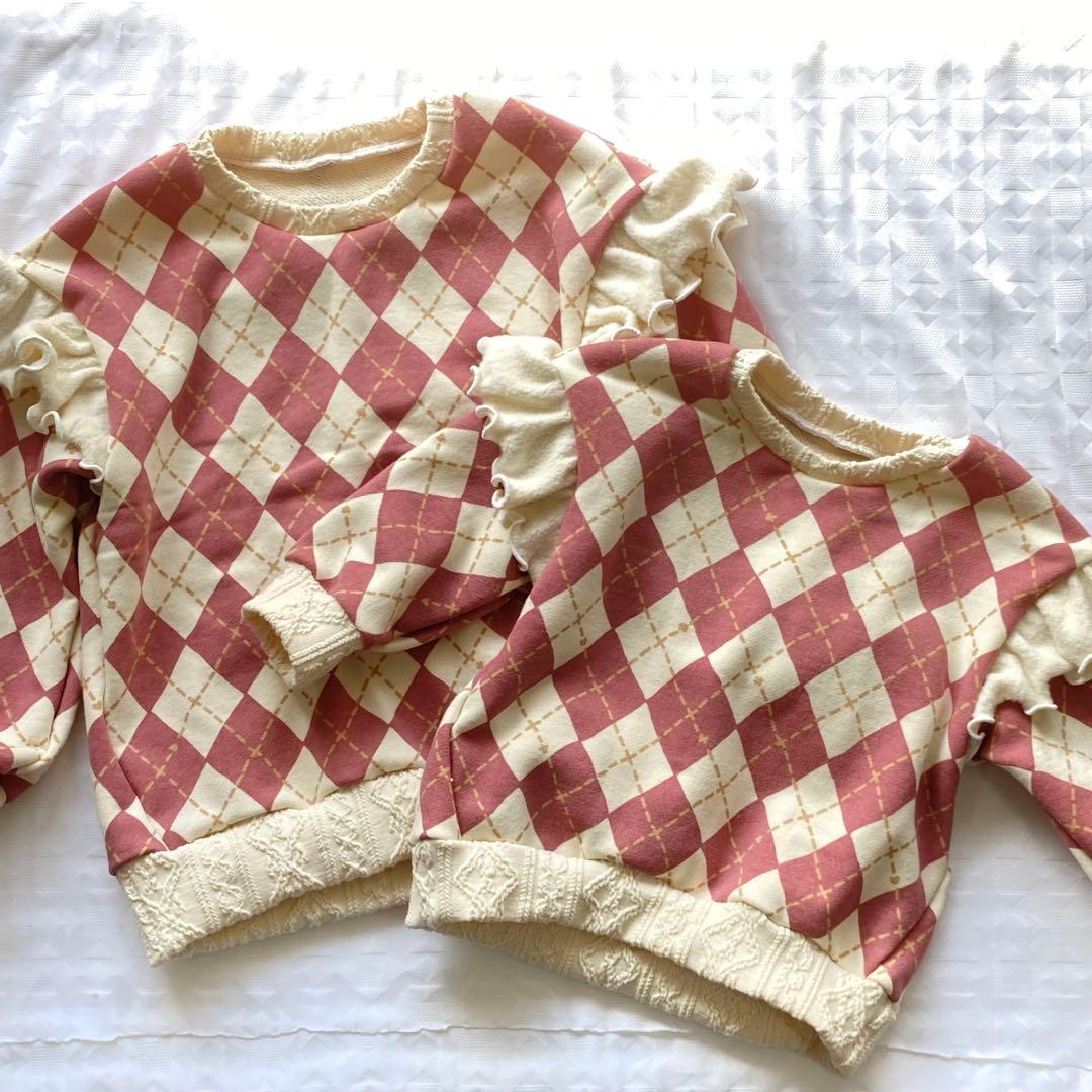 すー　ハンドメイド子供服　100サイズ