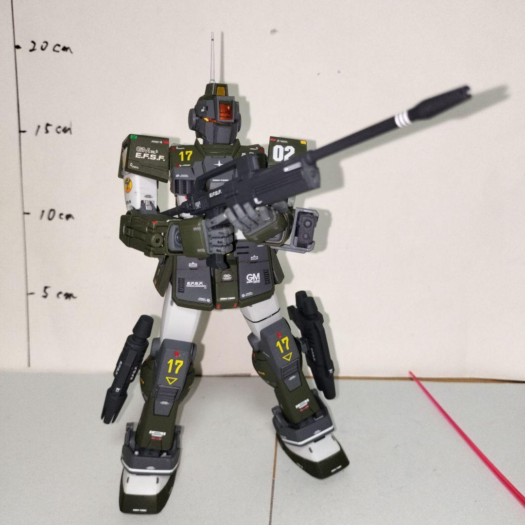 MG 1/100 プレバン限定 ジム・スナイパーカスタム 塗装完成品 ガンプラ