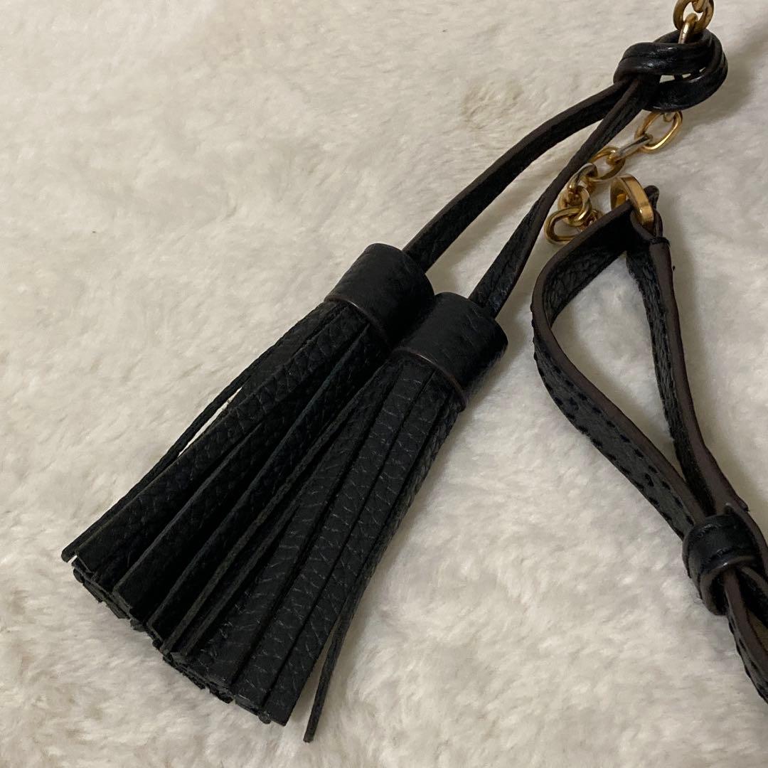 極美品 TORY BURCH トリーバーチ チェーンショルダーバッグ タッセル