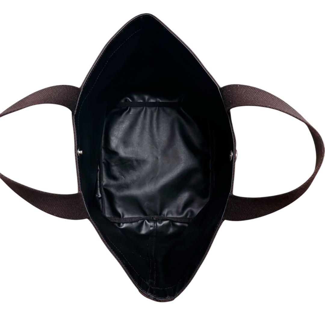 ✨美品✨ エルベシャプリエ　707c モカ ノワール 舟形トート