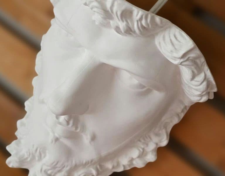 石膏像（ルキウス・ウェルス帝）半面