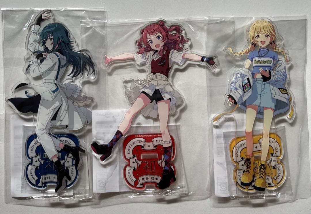 学マス　LIVE初　アクリルスタンド　花海咲季　月村手毬　藤田ことね