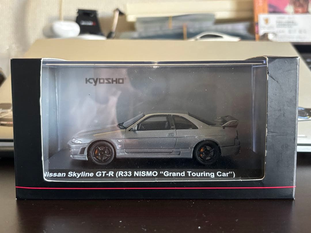 京商　1/43日産スカイラインGT-R R33ニスモグランドツーリングカーCRS