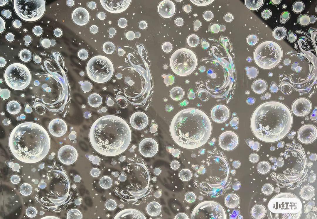 海外マスキングテープ巻売り 雨雪靄靄・藍 しゃぼん玉 人物マスキングテープ