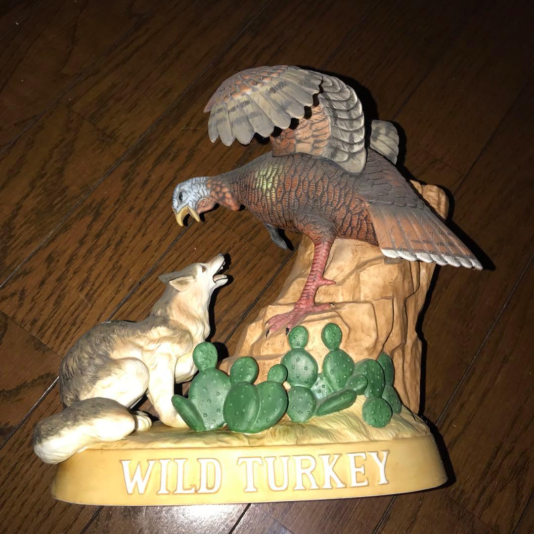 ワイルドターキー12年・セラミック陶器ボトル ターキー&コヨーテ　新品未開封品