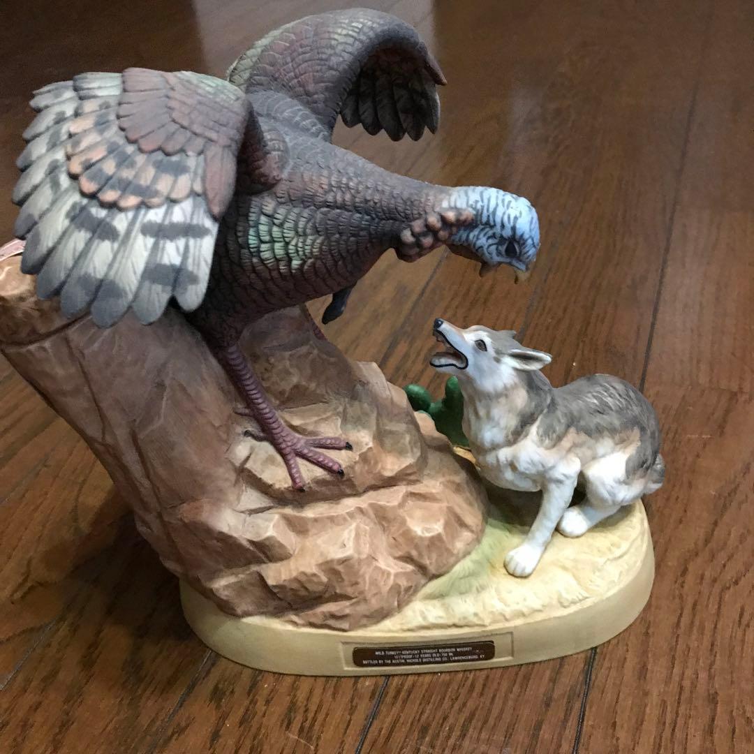 ワイルドターキー12年・セラミック陶器ボトル ターキー&コヨーテ　新品未開封品