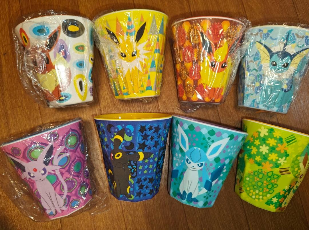 メラミンタンブラー　イーブイコレクション　ブイズ　コップ　全種セット