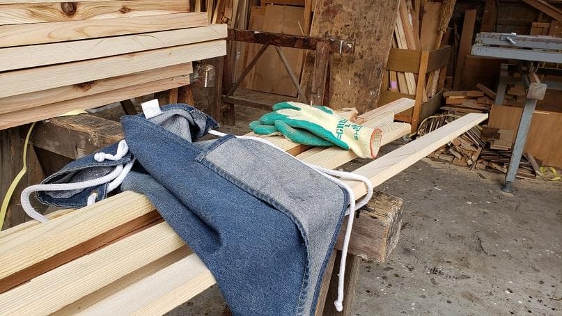 たけ　書道で使う半紙をお飾りいただく額