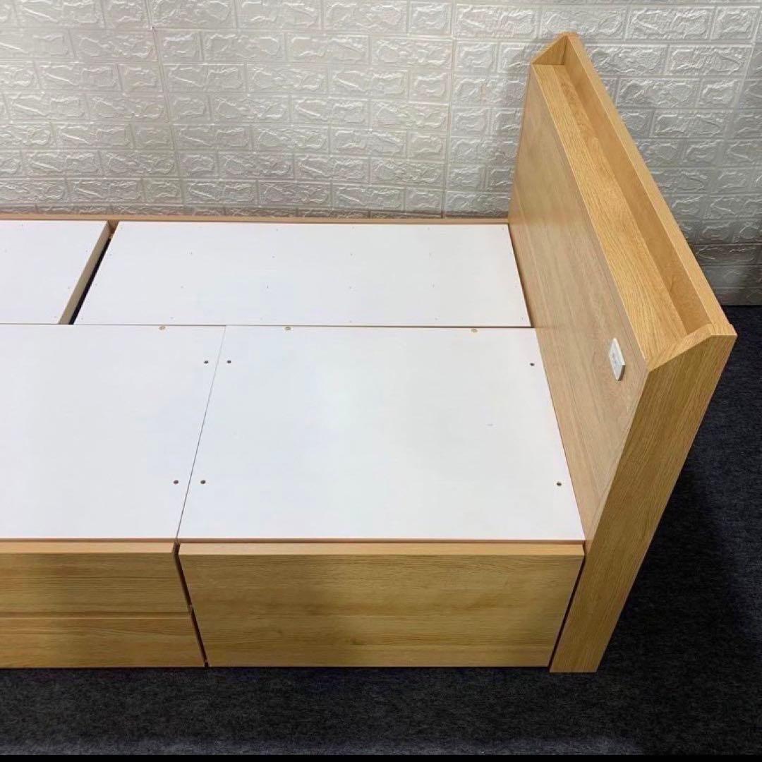 ニトリ ベッドフレーム ジオチェスト 収納 シングル nitori d4670